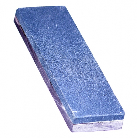 Schleifstein Belgischer Brocken, Kombistein blau/hellblau, 20x6cm, 700/5000er, 1 St
